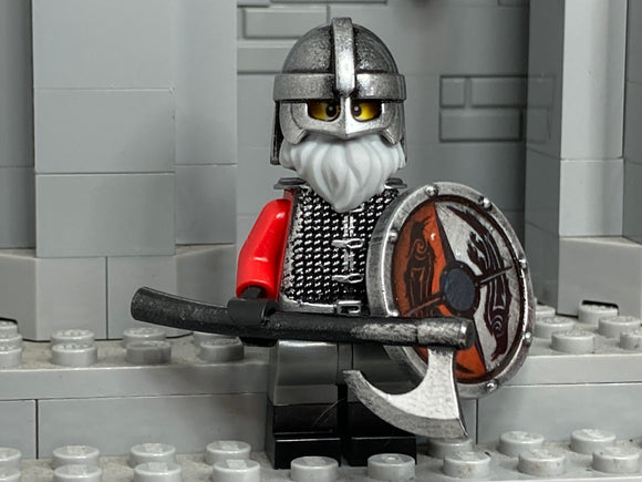 Viking Raider w/Custom Shield! (In Oxidized Iron)