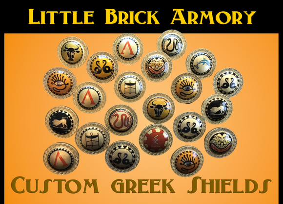Custom Decorated Greek Shields