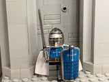 Crusader W/Custom Helm, Pavise, Sword and Designs