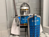 Crusader W/Custom Helm, Pavise, Sword and Designs