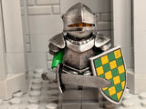 Medieval Knight w/Authentic ForgeBrick Sallet + Bevor! (in Oxidized Iron)