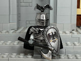 Custom German Knight w/Great Helm, Eagle Figurine & Kite Shield! (In Iron)