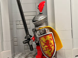 Tournament Knight w/NEW Custom Frogmouth Helm & Plume