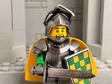 Medieval Knight w/Authentic ForgeBrick Sallet + Bevor! (in Oxidized Iron)