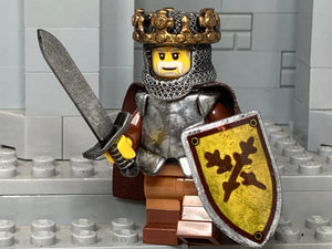 "Kingdom Come" KING w/Custom Crown & Coif! (In Metallic Oxidized Iron)