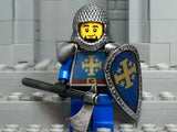 Holy Sepulchre Knight w/Chainmail Coif & Kite Shield + Brickforge Pauldrons!