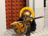 Custom Greek Hoplite Warrior w/5 Custom Pieces! (In Grecian Gold)