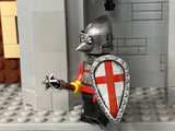 Templar Crusader w/Custom Hounskull Bascinet Prototype! (in Oxidized Iron)