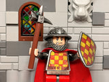 Knight w/Poseable Torso, Custom Helmet, Warhammer and NEW Torso/Shield Heraldy Designs!
