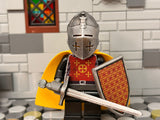 Latin Empire Crusader w/Custom PB Helm, Heater Shield, Excalibur Sword + NEW Artwork!
