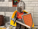 Latin Empire Crusader w/Custom PB Helm, Heater Shield, Excalibur Sword + NEW Artwork!
