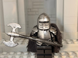 Dark Warlord w/Custom Helm + Battle Axe! (In Oxidized IRON)