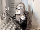 Dark Warlord w/Custom Helm + Battle Axe! (In Oxidized IRON)