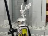 Tournament Knight w/NEW Custom Frogmouth Helm & Griffin Figurine!