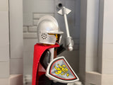 Classic Knight w/Custom Peasant Bricks Helm + Artwork!