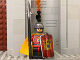 Teutonic Crusader w/Peasant Bricks Crusader Helm + LBA Kite Shield + Sword!