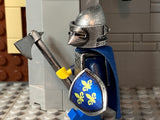 French Knight with NEW Custom Gambeson and functional Hounskul Bascinet!