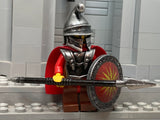Macedonian Warrior w/custom Spear+ Shield! (In Oxidized Iron)