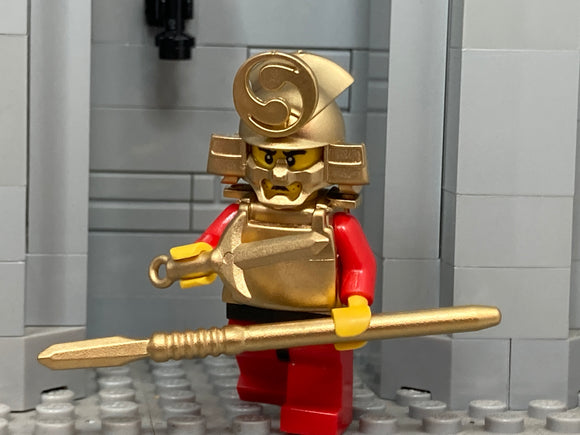 Custom Japanese Samurai Warrior (In 18K Metallic Gold)