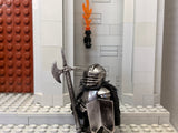 Custom Dark Warlord w/Latest 'Destroyer' Helm & Battle Axe! (In Oxidized IRON)