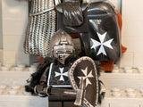 Heavy Cavalry Hospitaller Crusader w/Trusty Steed! (In Oxidized Iron)
