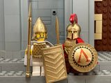 Custom Persian Immortal & Greek Hoplite PAIR! (in 18K Metallic Gold)