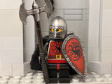 Dragon Rider w/Custom LB Helm, Kite Shield + Battle Axe!