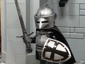 Teutonic Knight w/NEW Custom Armor & Crusader Sword! (in Oxidized Iron)