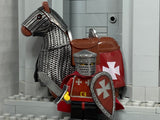 Heavy Cavalry Ibelin Crusader w/Trusty Steed! (In Oxidized Iron)