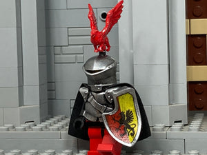 Tournament Knight w/NEW Custom Frogmouth Helm & Griffin Figurine!