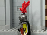 Tournament Knight w/NEW Custom Frogmouth Helm & Griffin Figurine!