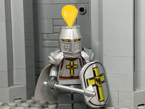 Teutonic Crusader w/Custom Helm, Feather, Pavise Shield, & Brickforge Pauldrons!