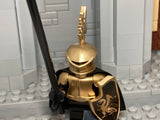 Tournament Knight w/NEW Custom Frogmouth Helm, Plume, & Jousting Shield