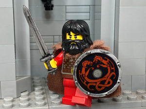 Viking Berzerker w/NEW Custom Sword & Shield Design! (In Iron)