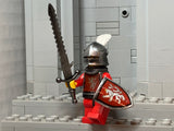 Bohemian Knight with Custom Loong Brick Sallet & LBA Shield and Zweihander!