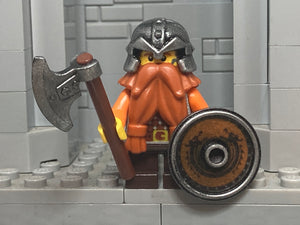 Custom LOTR Dwarf Warrior with Battle Axe