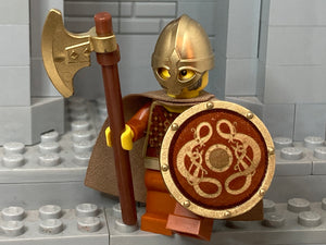 Viking Raider w/Custom Shield & Torso! (in Metallic GOLD)