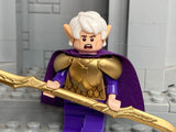 Custom LOTR Elf Warrior w/LEGO Hair + Custom Pieces! (In Metallic GOLD)