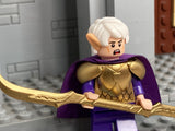 Custom LOTR Elf Warrior w/LEGO Hair + Custom Pieces! (In Metallic GOLD)