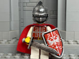 Serbian Knight w/NEW Designs and Bascinet! (in Oxidized Iron)