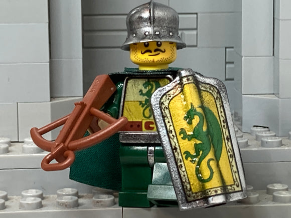 Dragon Crossbowman w/NEW Rhodes Kettle Helm PROTOTYPE + Pavise! (in IRON)