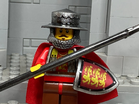 Lionheart Pikeman w/Custom LBA Shield, Pike & Helm!