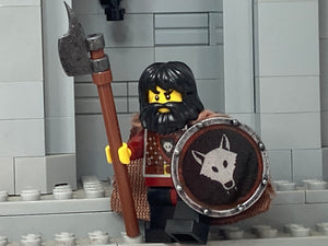 Wolfpack Raider w/Custom Torso & Round Shield Design + Sudlice! (Oxidized Iron)