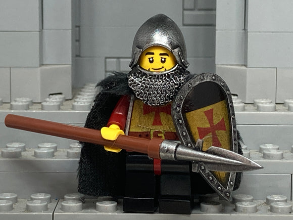 Danish Crusader w/Custom Bascinet, Kite Shield, and Boar Spear