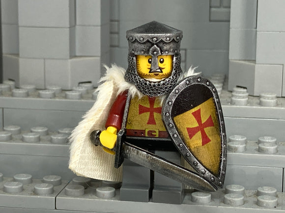 Danish Crusader w/Custom Crusader Helm & Kite Shield