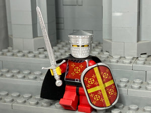 Latin Empire Crusader w/Custom Crusader Helm, Templar Sword, and Pavise Shield!