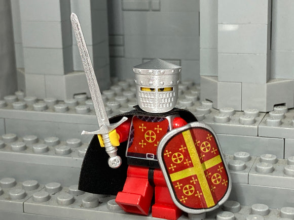 Latin Empire Crusader w/Custom Crusader Helm, Templar Sword, and Pavise Shield!