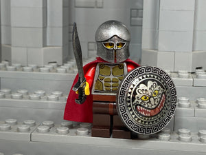 Spartan Hoplite Warrior w/Custom Corinthian Helm, Shield, & Kopis!