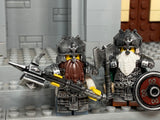 Custom LOTR Dwarf Warrior Pair (In Oxidized Iron)