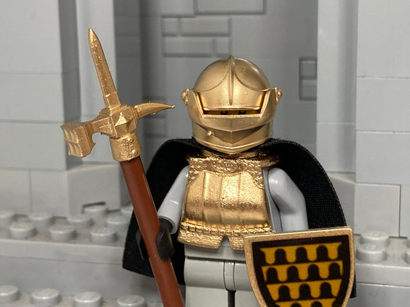 French Knight w/Custom ForgeBrick Armet and LBA Armor and Polehammer!
